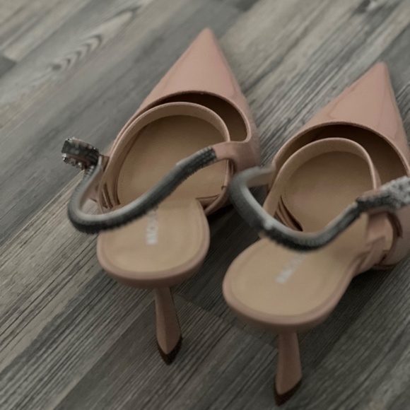 Mach & Mach Escarpins-sandales Cube en cuir verni - Picture 3 of 5